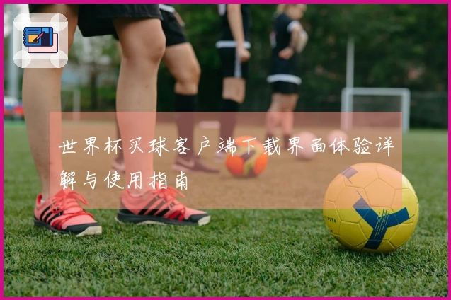 世界杯买球客户端下载界面体验详解与使用指南